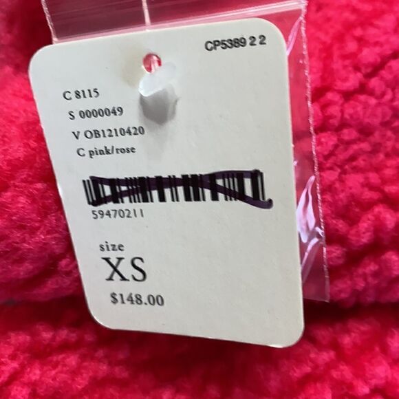 WE THE FREE IZZY WRAP TEDDY JACKET IN HAUTE PINK NEW NWT MEDIUM - Picture 10 of 10